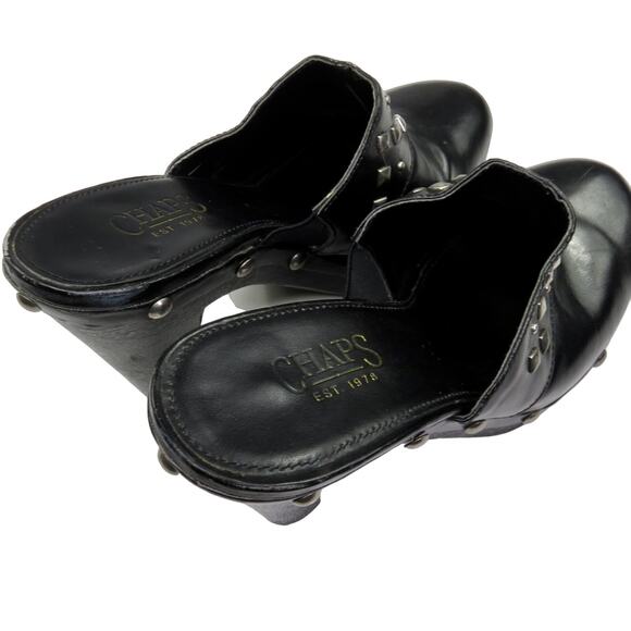 Y2k Chaps Chunky Clogs with Studded Detail Size 9.5 - Picture 7 of 10